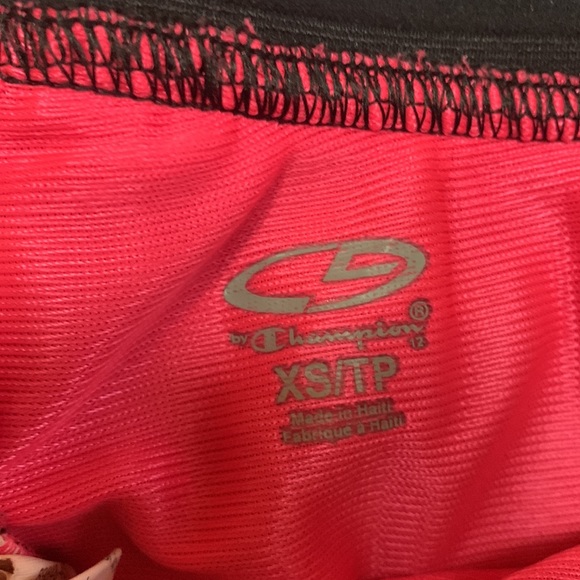 Black and Pink Workout Shorts - Picture 2 of 3